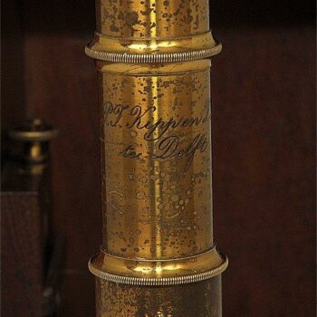 P.J kipp and son, delft microscope circa 1860 - Van Leest Antiques