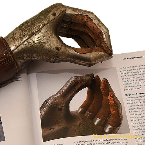 New addition! An antique prosthetic arm hand hook. To place orders